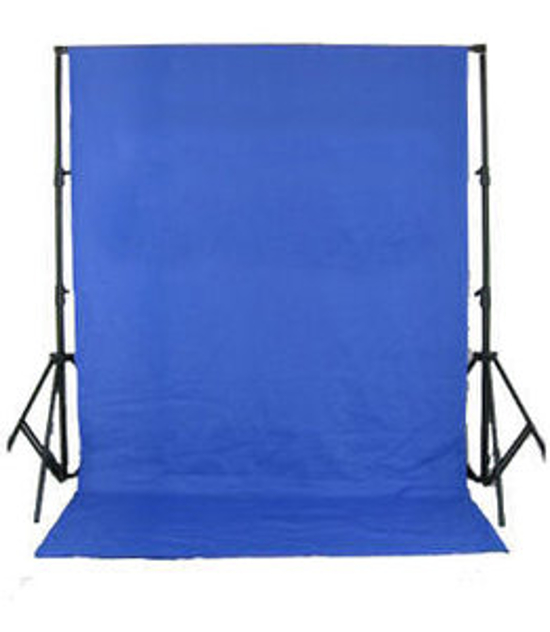 BRESSER BR-D26 Background System + Background Cloth 3 x 6m Chromakey Blue 