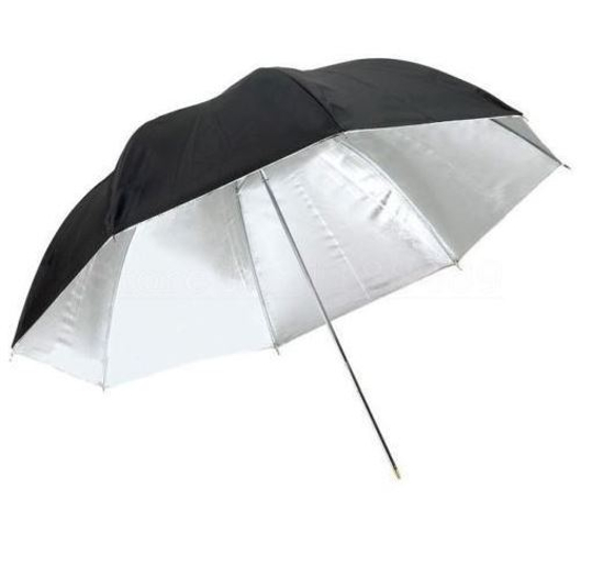 BRESSER SM-11 Reflective Umbrella White/Black 83cm 