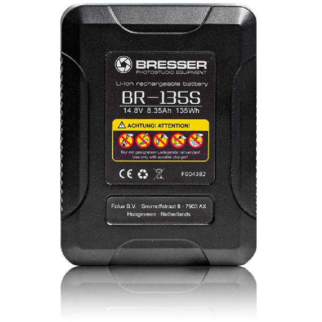 BRESSER BR-135S 8800 mAh V-Lock Battery Compact - 135Wh. 14.8V 
