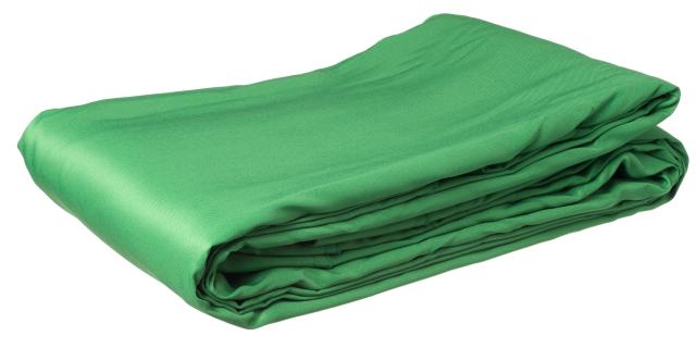 BRESSER BR-8P Polyester Background Cloth 3 x 6m Chromakey Green 